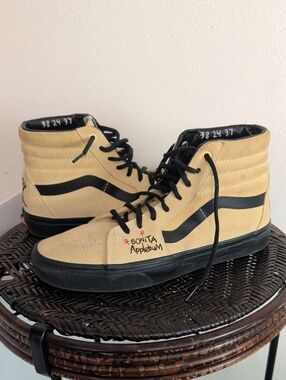 VANS Sk8 Hi A Tribe Called Quest Mellow Yellow Women Sz 10 Shoes Bonita Applebum